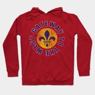 St Louis Missouri Gateway To The West Vintage Fade Hoodie